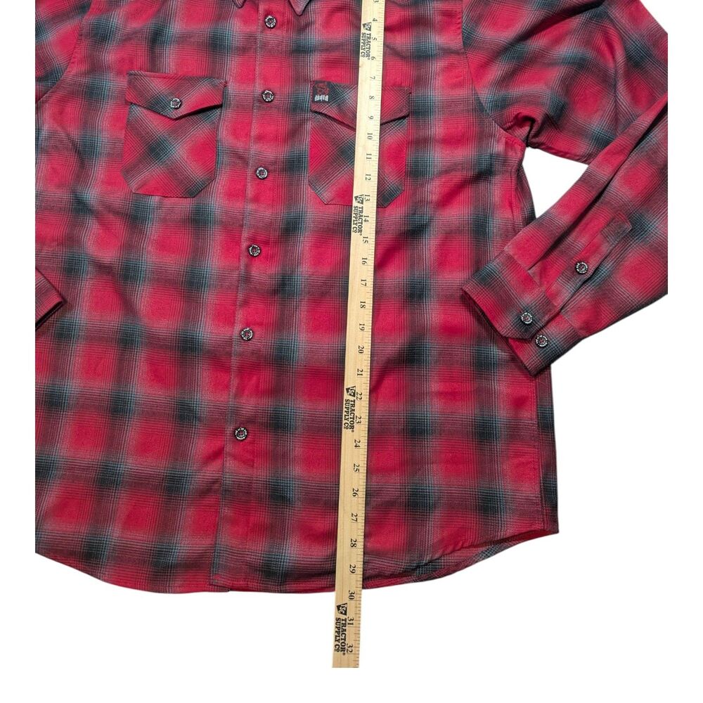 Dixxon Flannel Co. Sick Of It All Plaid Shirt Men’s XL Red Black Long Sleeve - Picture 9 of 9